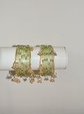 Mint julep Kashmiri bangle stack