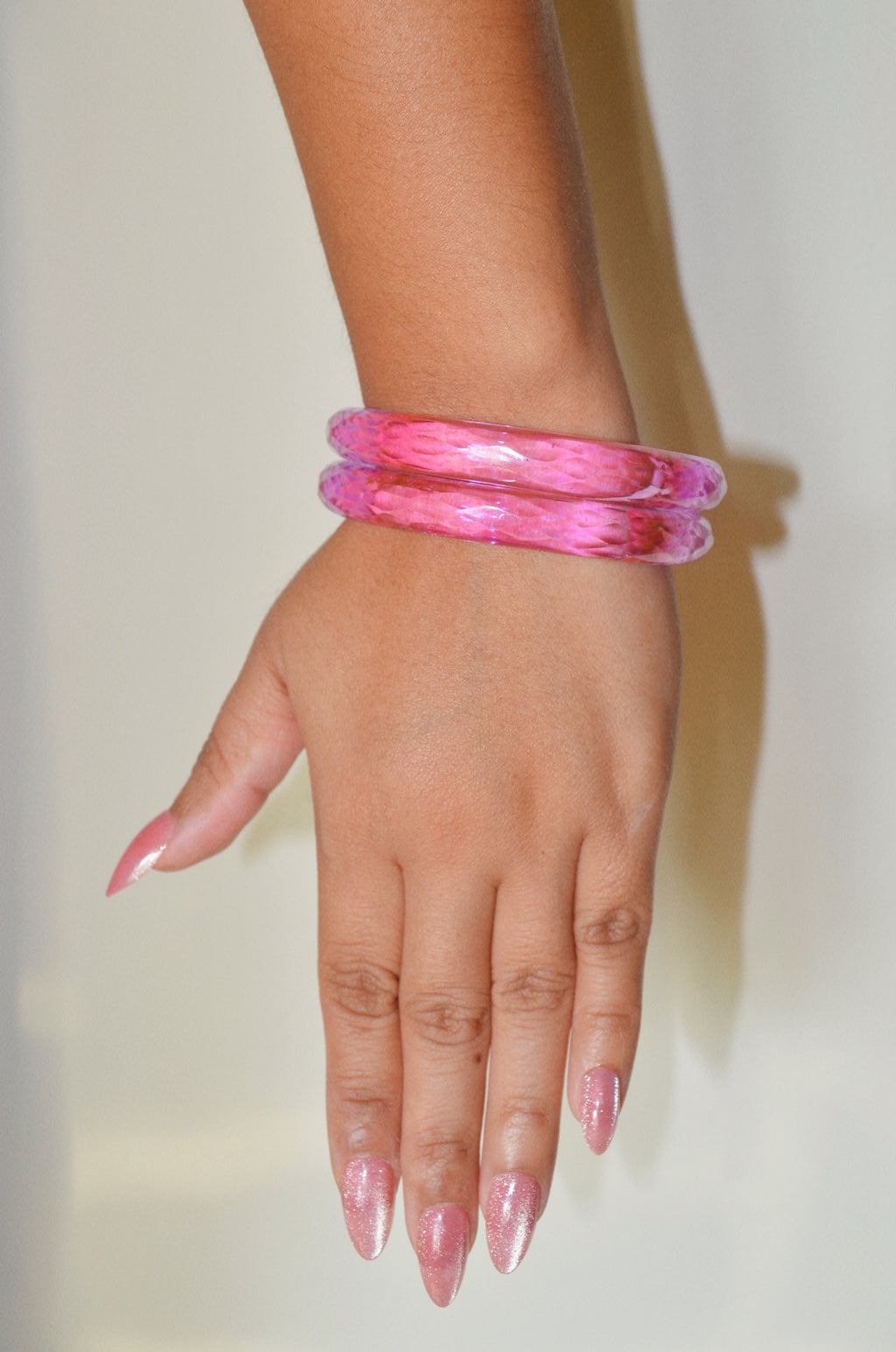 10mm diamond cut glass bangles