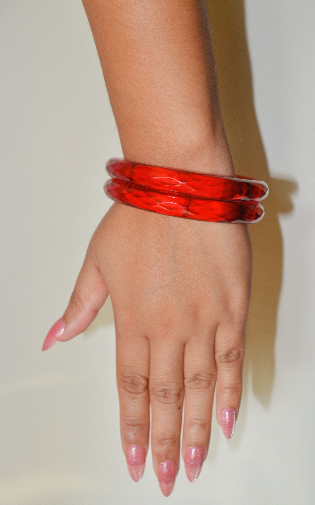 10mm diamond cut glass bangles