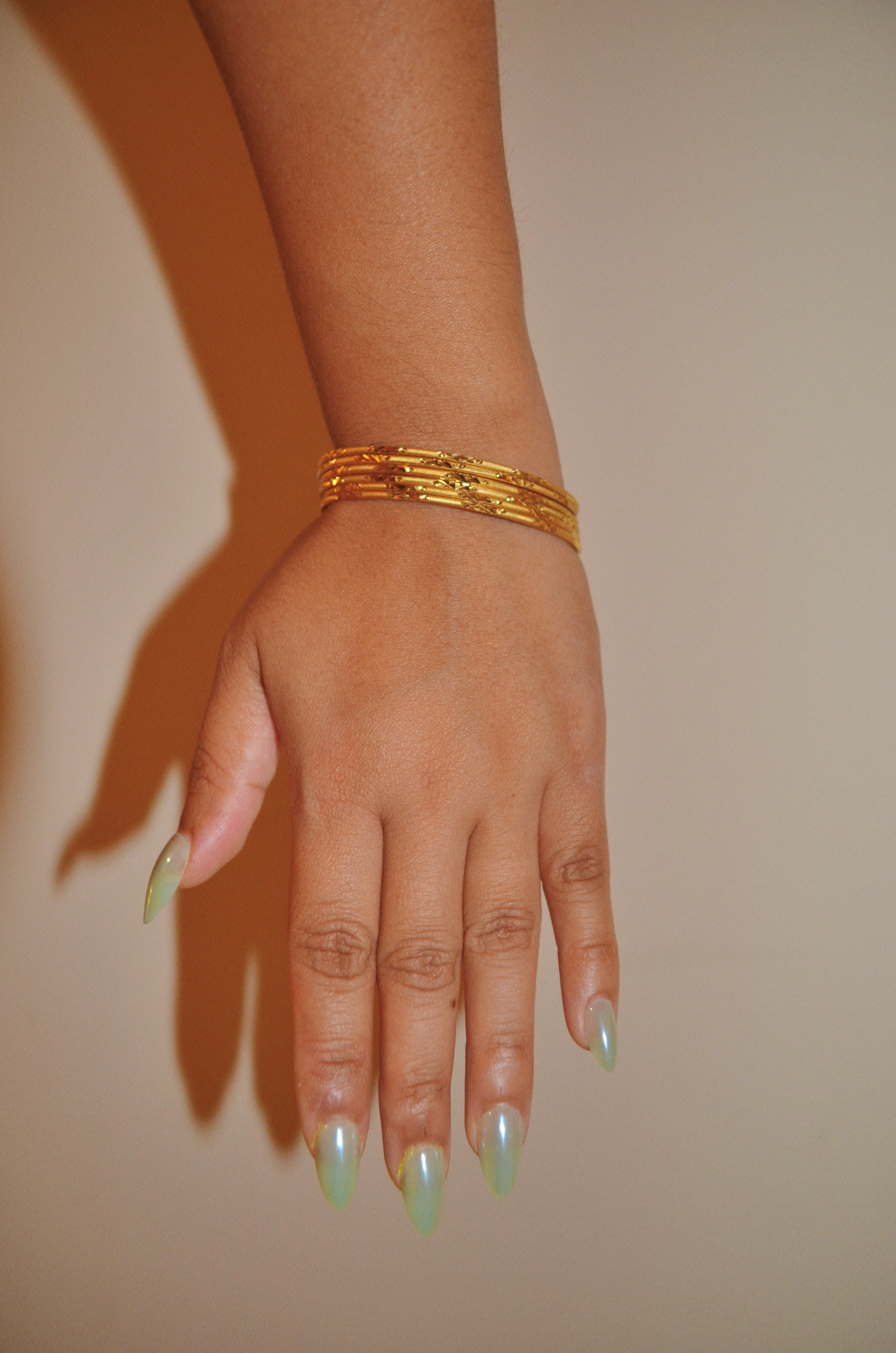 14k gold filled skinny bangles