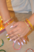 Taste the rainbow bangle stack