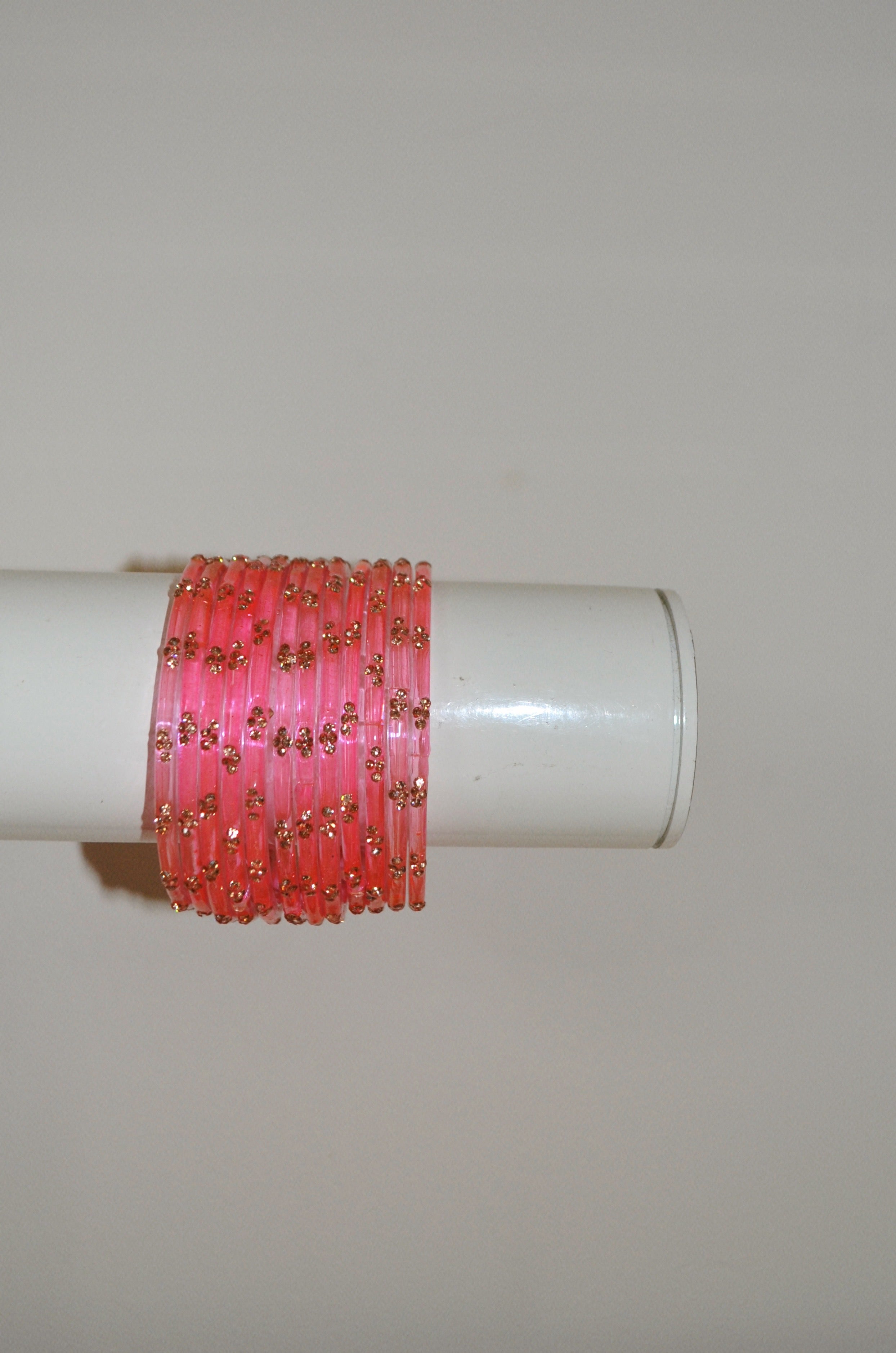 Raindrop glass bangles