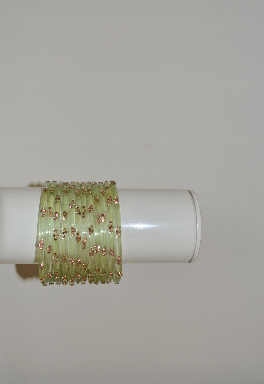 Raindrop glass bangles