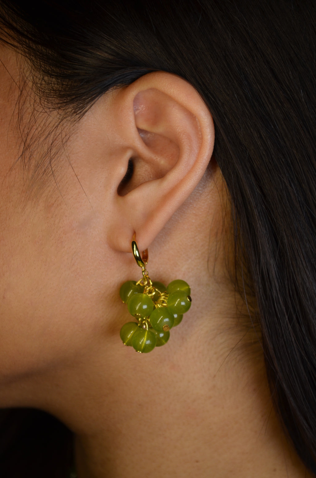 Grape earrings