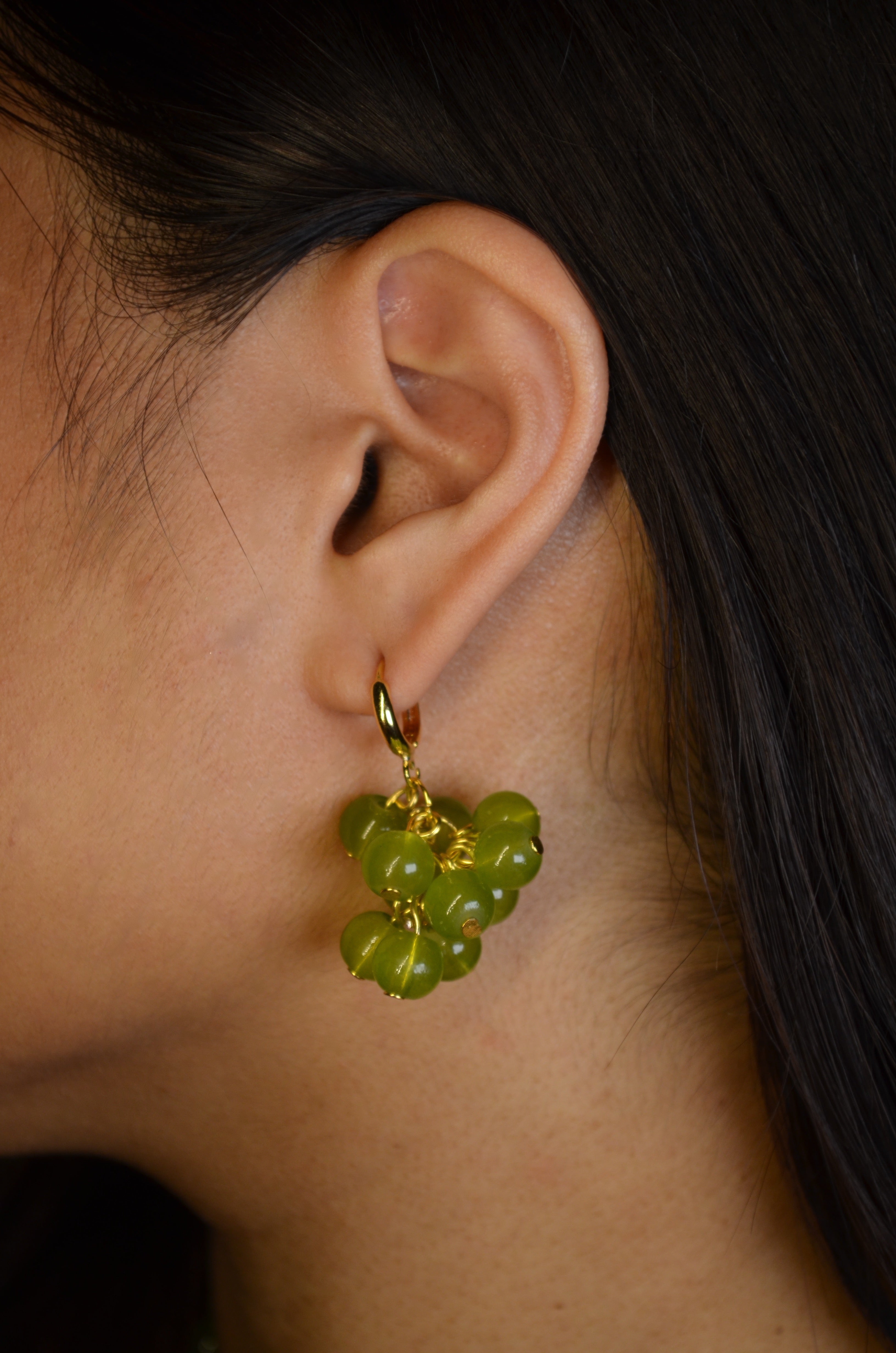 Grape earrings