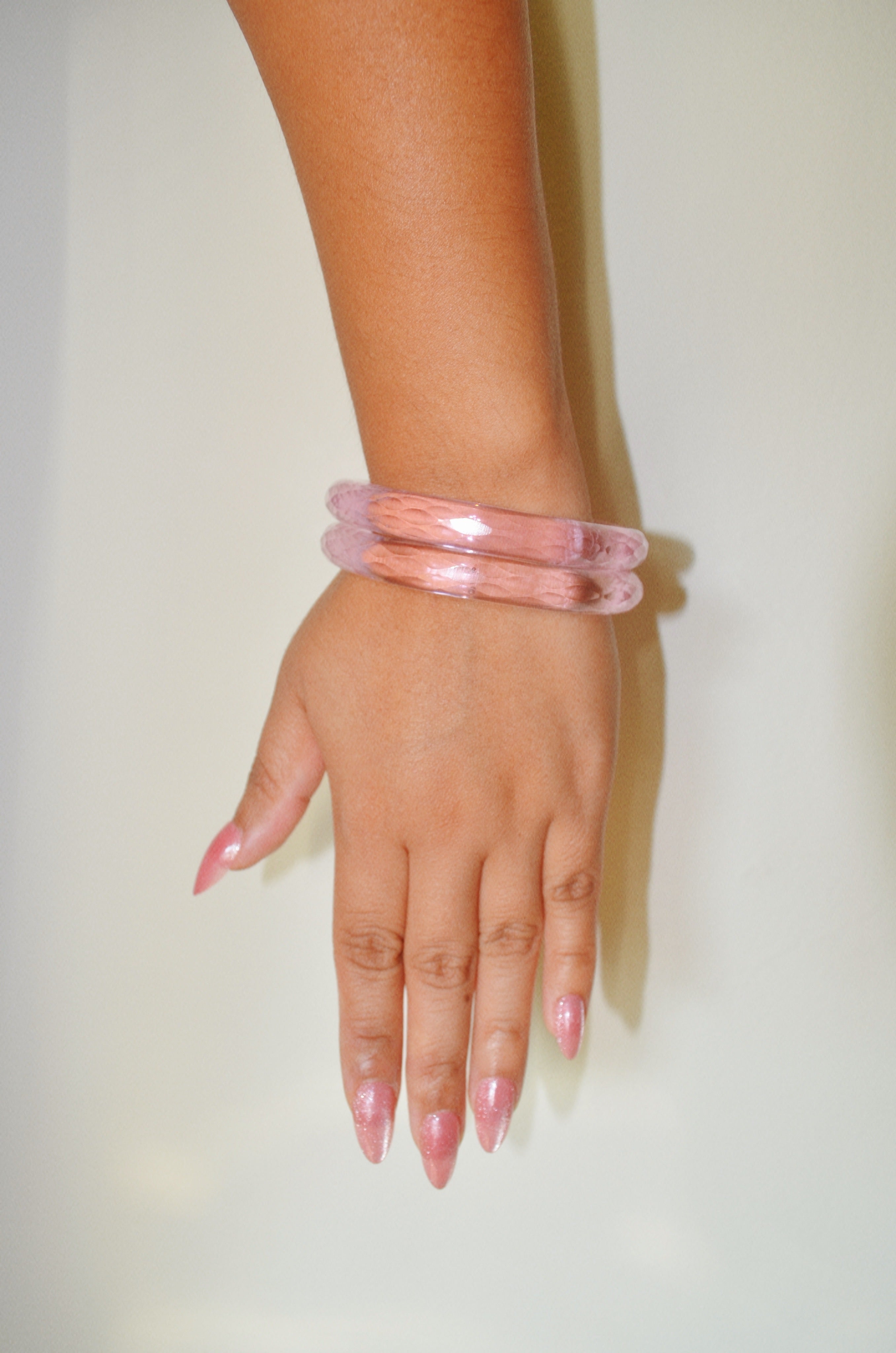 10mm diamond cut glass bangles