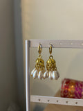 Gold filled and pearl jhumka