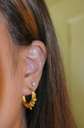 Medium gold plated marwari hoop