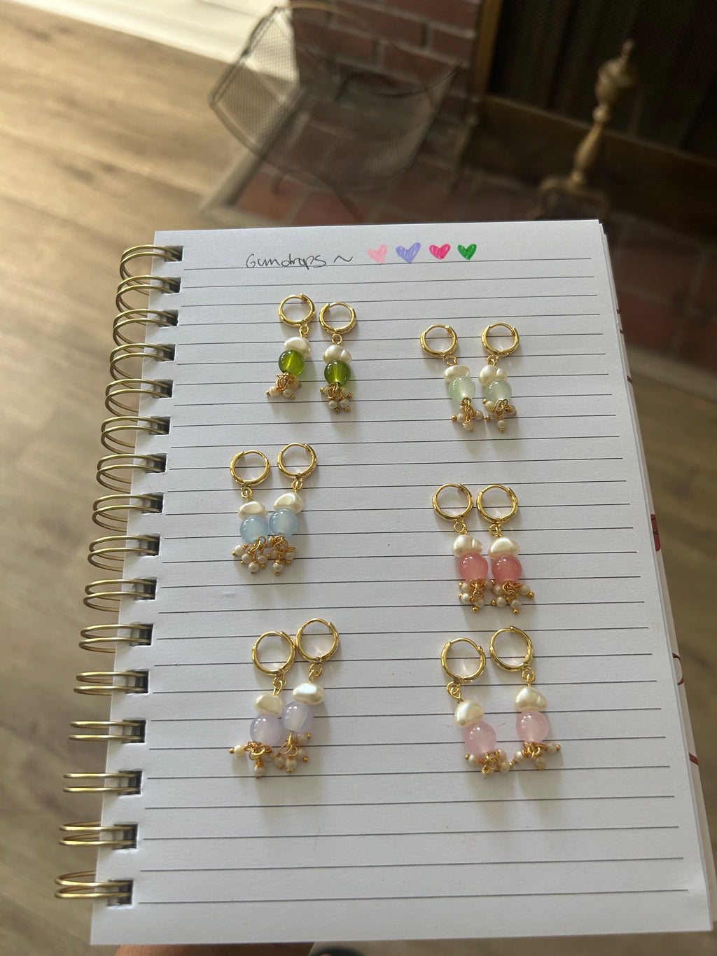 Gumdrop candy earrings