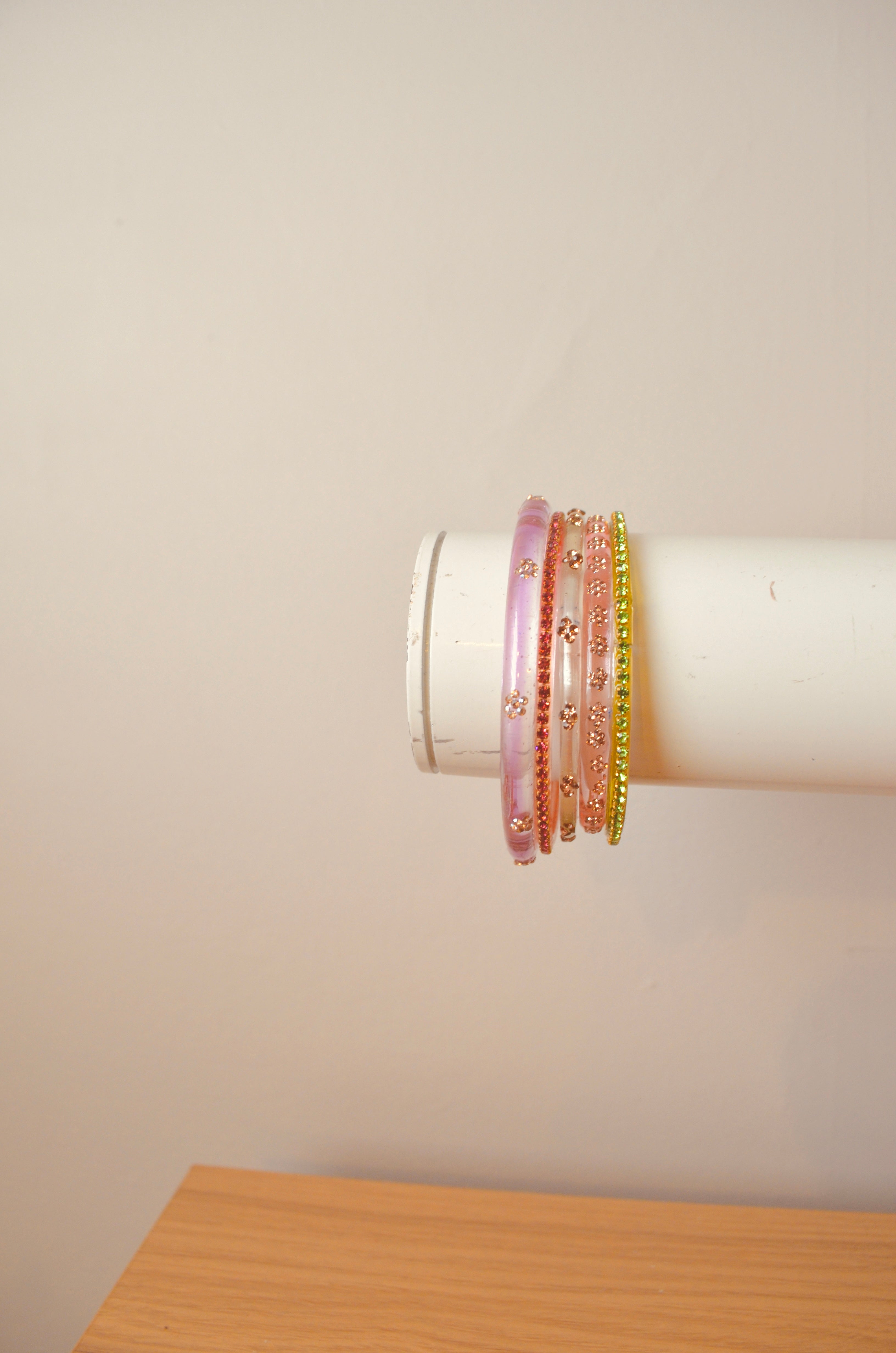 Candy garden bangle stack