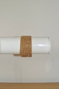 Bronze gold CZ bangle set