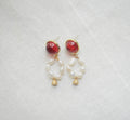 Maharani pearl hoops