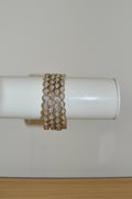 Pear drop kundan bangles