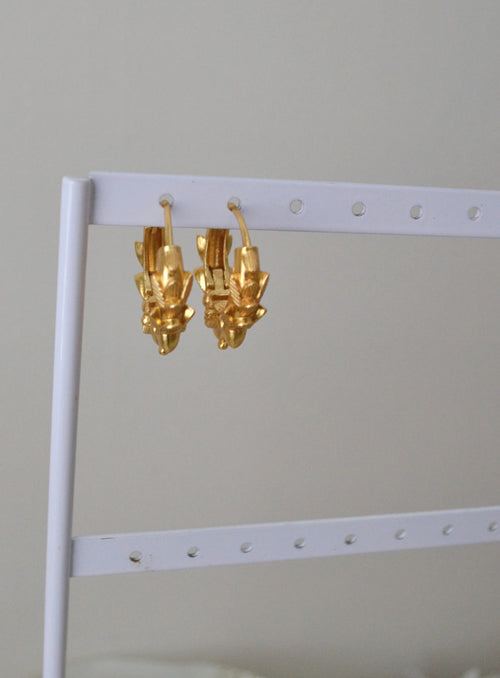14k gold filled Large gold marwari hoops