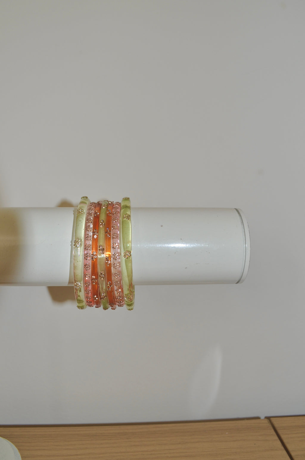 Cinnamon lime bangle stack