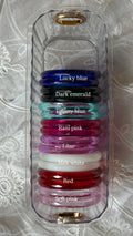 10mm diamond cut glass bangles