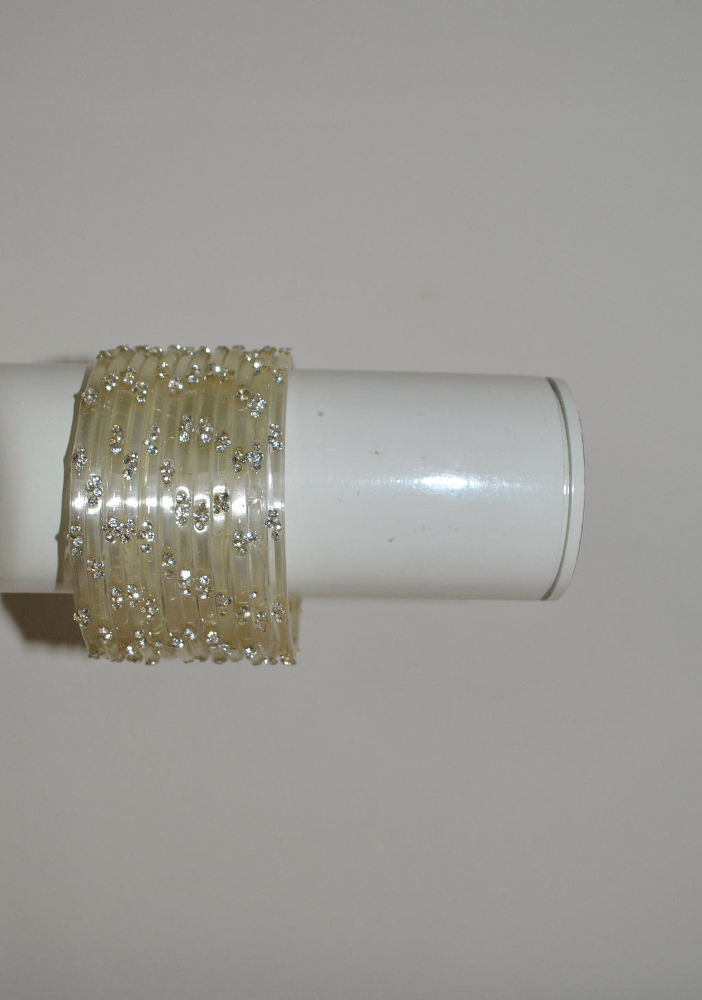Raindrop glass bangles