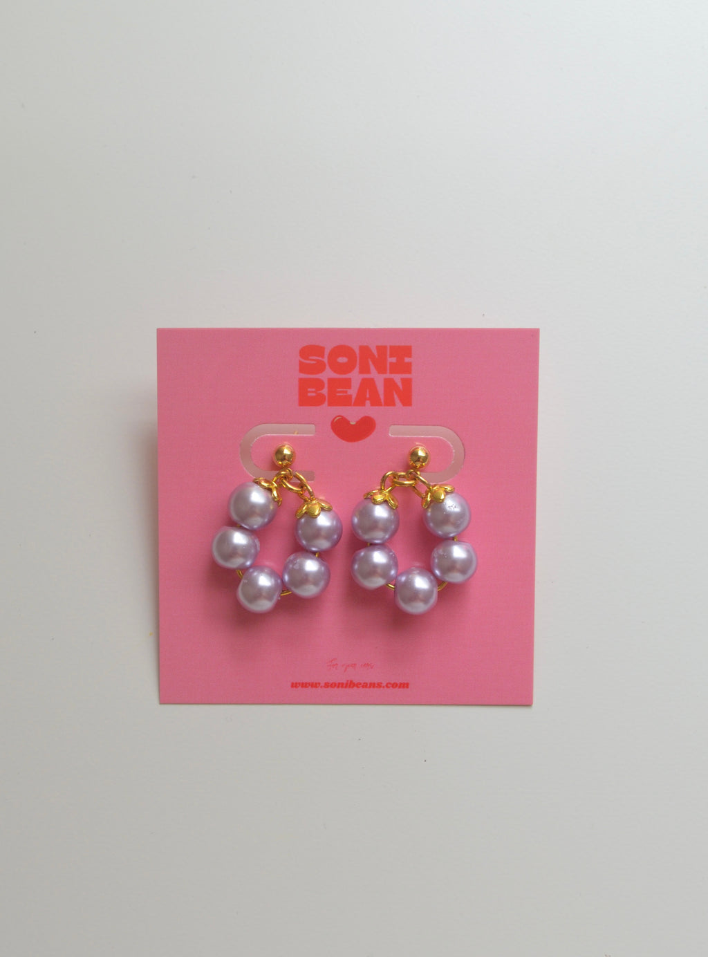 Mini lavender hoops