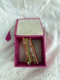Blooming bangle stack