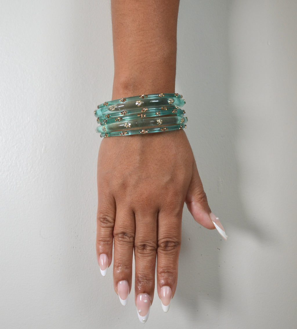 Tiffany bangle stack