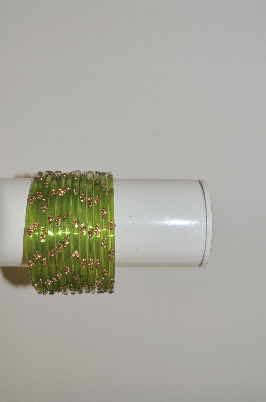 Raindrop glass bangles