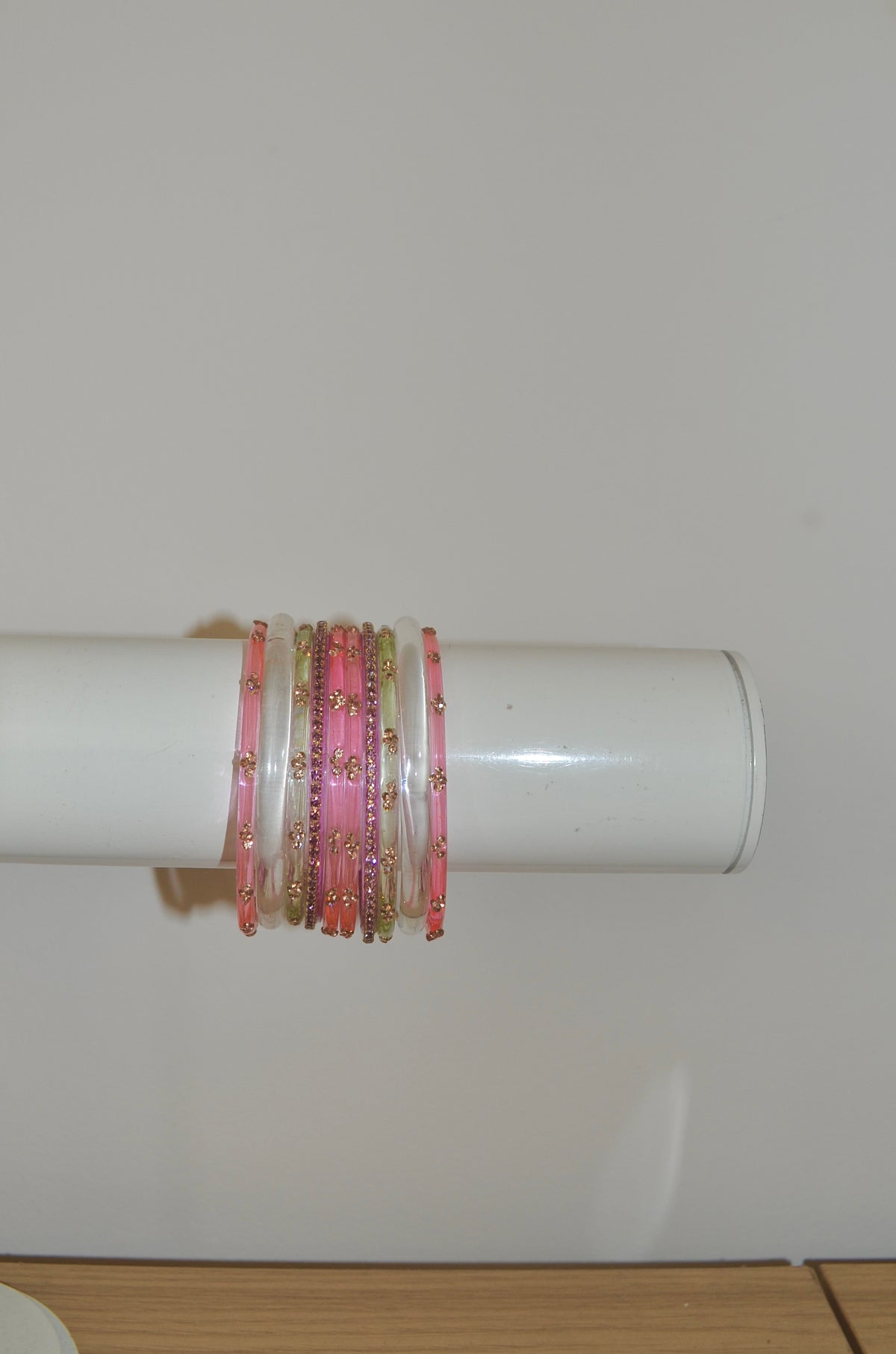 Jasmine bangle stack