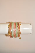 Secret garden bangle stack