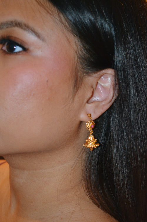 14k gold filled Royal treatment jhumka