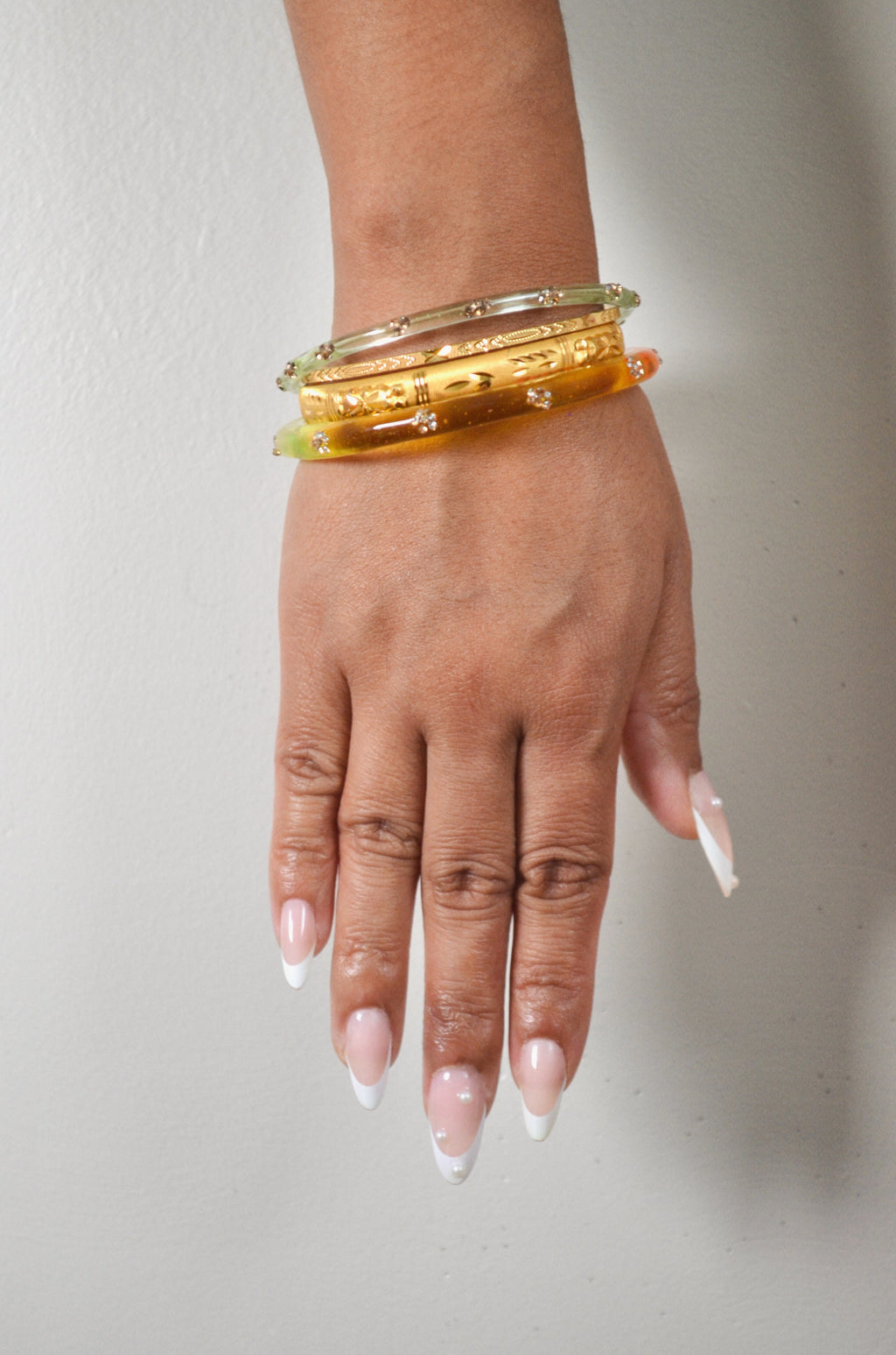 Candyland bangle stack