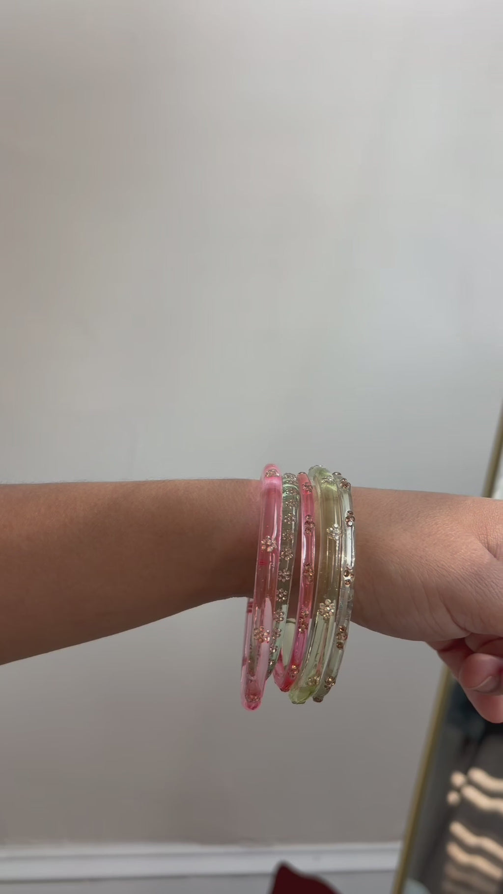Guava lime refresher bangle stack
